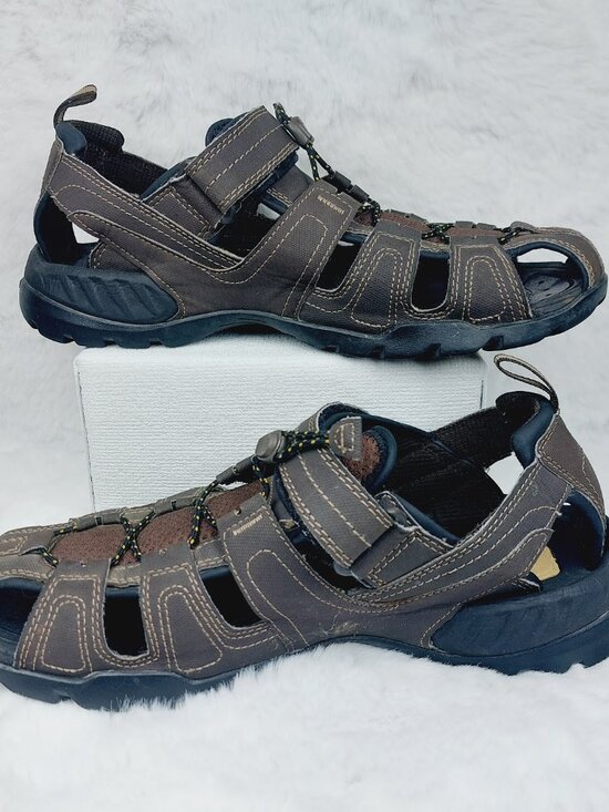 Teva Men\'s Brown Forebay Close Toe Breathe Shoc Pad Fisherman Sandal Size 10 main image 5